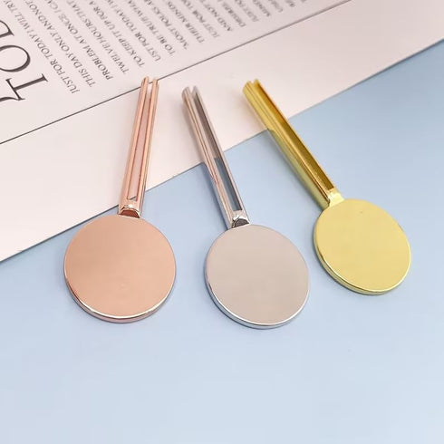 WLngtv 2 Pcs Stainless Steel Toothpaste Squeezer, Tube Squeezer, Tube Wringer Keys Dispenser Roller for Toothpaste
