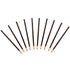 Yishenyishi Pack of 10 Curved Jumbo Bobby Pins - Hair Clips (Brown-10pcs)