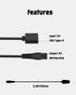 USB Charging Cable for Brightup Beard Trimmer, 5V Charger for Brightup Hair Clippers FK-8688T FK-8788T, 3.3ft Power Cord