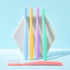 Toothbrushes Kit Set, 10pcs Extra Soft Head Jumbo Manual Toothbrush with 10pcs Brush Cap Cover and 5pcs Wall Holder