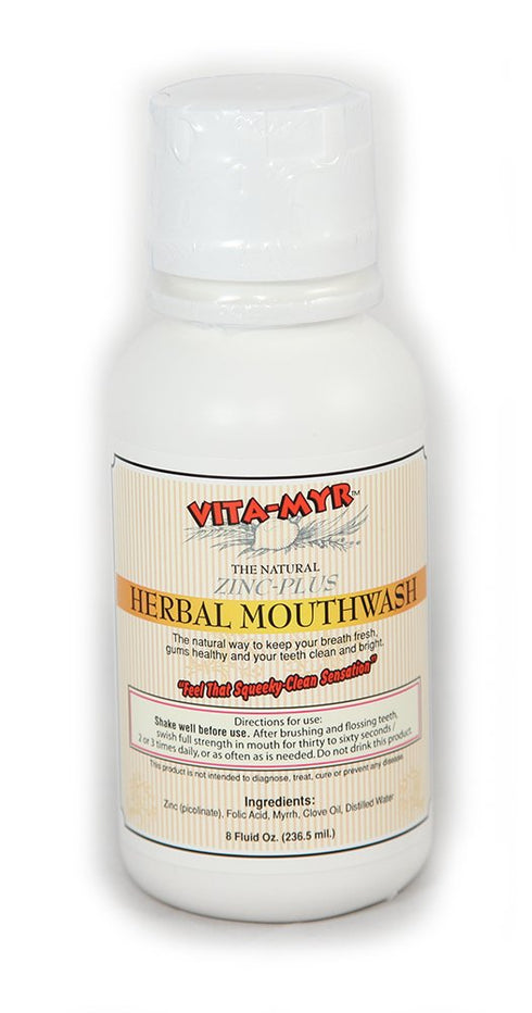 VITA-MYR Zinc-Plus Xtra Herbal Mouthwash (8 Oz)