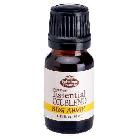 Fabulous Frannie Bug Away Essential Oil Blend, 100% Pure, 10ml, Citronella, Lavender, Eucalyptus