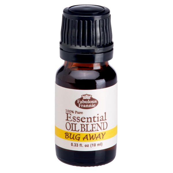 Fabulous Frannie Bug Away Essential Oil Blend, 100% Pure, 10ml, Citronella, Lavender, Eucalyptus
