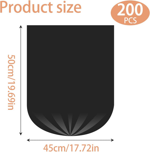 200 PCS Sanitary Napkin Disposal Bags, Small Trash Bags for Bathroom, Feminine Hygiene Disposal Liners