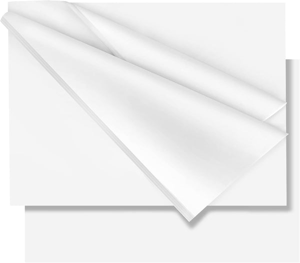 Segarty White Tissue Paper Bulk, 500 Sheets 14 x 20 inch for Gift Wrapping, Shipping, DIY Crafts, Birthday Decorations