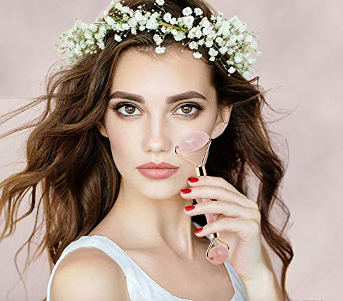 SILKTA´GE ROSE QUARTZ FACIAL ROLLER