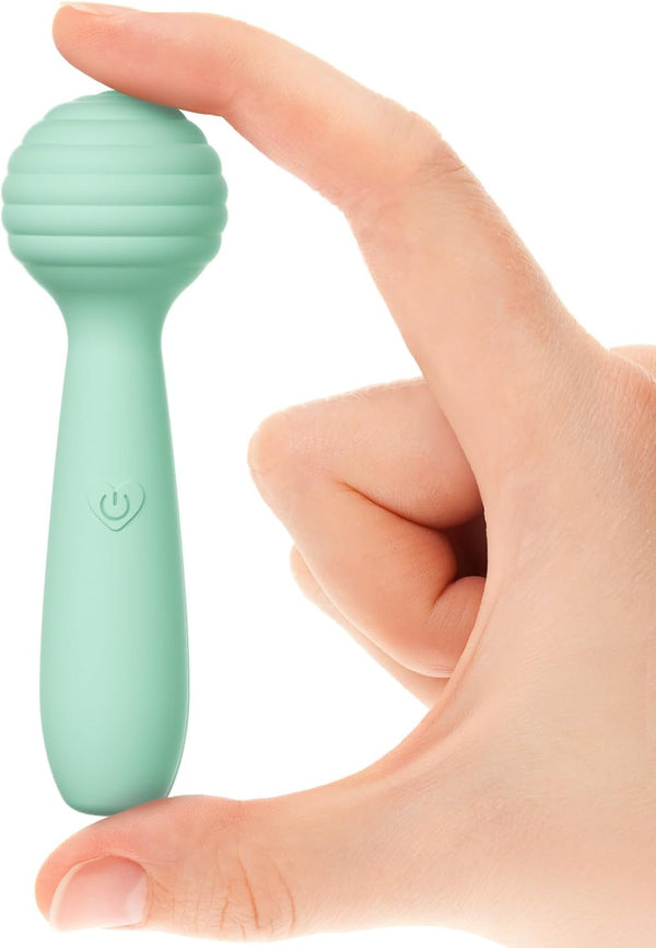 JYCRYP Manual Travel Massager, Cordless Handheld Mini Massage Tool (Green)