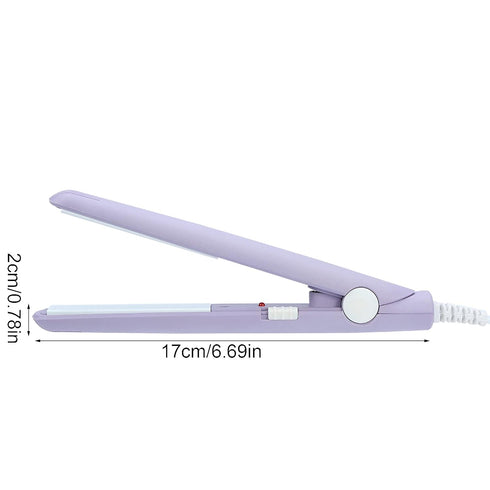 Mini Dual Purpose Curling Iron, Mini Flat Iron, Hair Straightener, 2 in 1 Ceramic Flat Iron & Curler