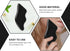 SOLUSTRE Black Bian Stone Scraping Plate Massage Oil for Face and Body Gua Sha Therapy Enhance Blood Circulation Lymph
