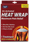 Air Activated Heat Wrap - Maximum Pain Relief For Neck & Shoulder, 1 pc,(Family Care)