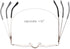 Half Frame Reading Glasses - Half Moon Readers with Spring Hinge for Men and Women