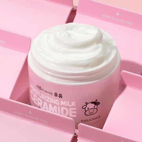 WELCOS Kwailnara Moisturizing Ceramide Milk Cream | Hydrating, Soothing, Nourishing with Milk Protein Extract | 100ml