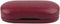 SteelFever 2 in 1 Double Sided Portable Glasses Case, Travel Contact Lens Case, Red