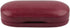 SteelFever 2 in 1 Double Sided Portable Glasses Case, Travel Contact Lens Case, Red