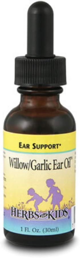 Herbs for Kids Willow/Garlic Ear Oil, Unscented (Btl-Glass) | 1oz