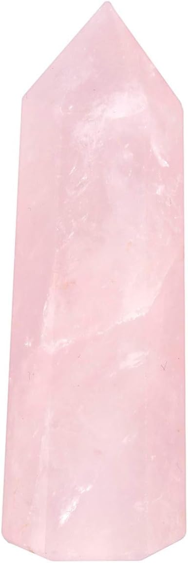 Rockcloud Pack of 3 Healing Crystal Wands, 6 Faceted Prism Bar Reiki Chakra Stones for Meditation