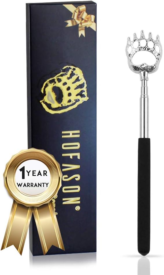 Back Scratcher, Portable Extendable Bear Claw Back Scratcher, Fathers Day Dad Gifts, Christmas Stocking Stuffers for