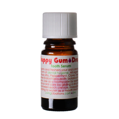Living Libations - Organic Happy Gum Drops Tooth Serum for Clean Smiles, Natural, Wildcrafted, Vegan Clean Beauty (0.17