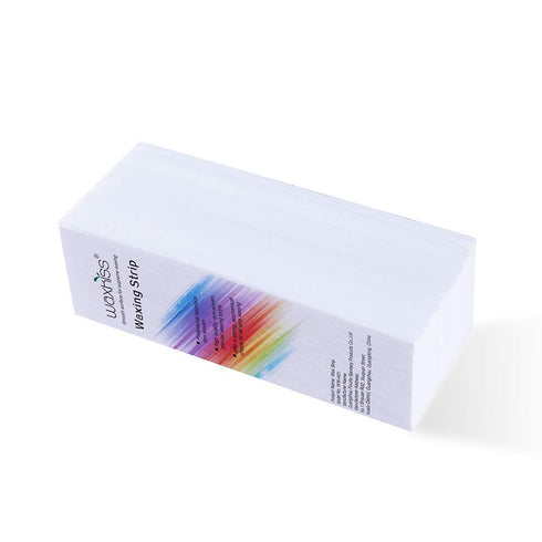 Waxkiss Beauty Non Woven Body and Facial Wax Strips - Large 2.7×7.9 Hair Removal 200Pcs Epilating Strips