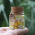 Infmetry Valentines Day Gifts, Capsule Notes Pills in Glass Bottle, Letter Messages for Couples, 25pcs Yellow