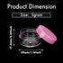 3 Gram Sample Containers with Lids, 100 Count Tiny Jars, Empty Lip Balm Containers, Mini Cosmetic Travel Containers