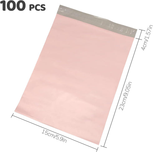 Sanitary Napkin Disposal Bags - 100 Pcs Feminine Hygiene Disposal Bags, Sealable and Prevents Odours (Pink)