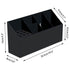Noverlife Large Storage Box for Hair Scissors, Professional Hairdressing Combs, Clips, and Tool Box - Black