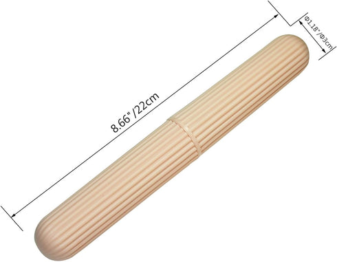 2 Pcs Travel Toothbrush Case,Toothbrush Containers,Portable waterproof Toothbrush Holder for Travel/Camping/School/Home.