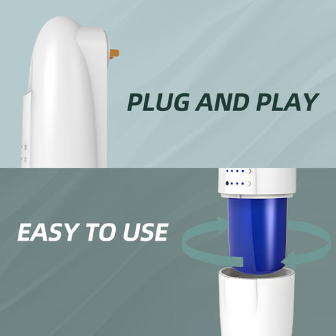Scentiplus 100ml, Waterless Nano Scent Air Machine for Home, Plug-in Cold-Air Essential Oil Diffuser, Luxury Hotel