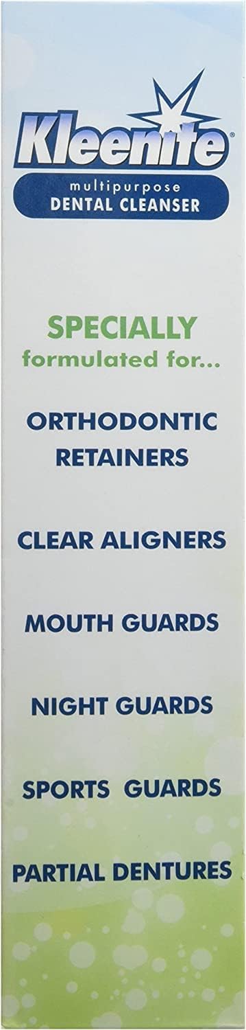 kleenite Multipurpose Dental Cleanser - 90 Cleanings, Fresh Mint, 9 fl oz (Pack of 2)