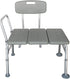 QJR 3 Bath Chair Comfortable Shower Chair Adjustable Handicap Shower Chair Seat Bench with Arms and Backs Blow Molding