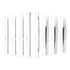 Pinkiou Blackhead Removers | 8-in-1 Acne Extractor Tool Kit for Face and Nose | Blemish Removal Skincare