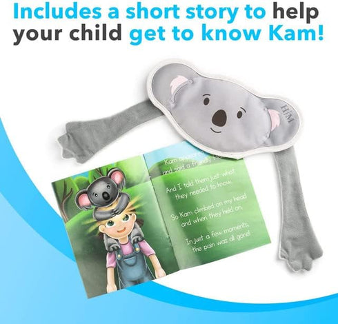 Halos Kids Ice Packs for Boo Boos, Reusable Ice Pack for Kids & Toddler Injuries, Bumps, Fevers with Free Story Book