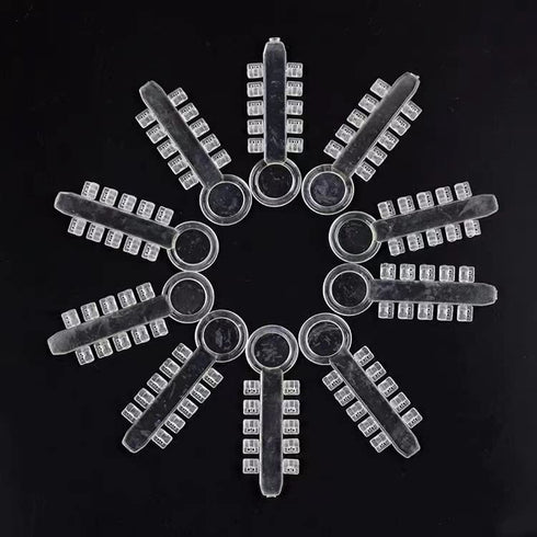 200pcs Clear Orthodontic Rotation Wedges Elastic Rubber Bands Ligature Rotary Torsion Pad