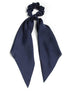 SUSULU Hair Scarf Scrunchies for Women, Solid Color Fabric Hair Ties with Bow, Pack of 8pcs