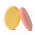 Oval Puff 2 Packs, Skin Tone and Pink Makeup Egg Air Cushion Puff for Foundation