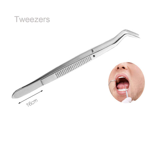 Dental Tools, 7 Pack Teeth Cleaning Kit, Tartar Plaque Remover, Stainless Steel Dental Mirror, Tooth Scraper