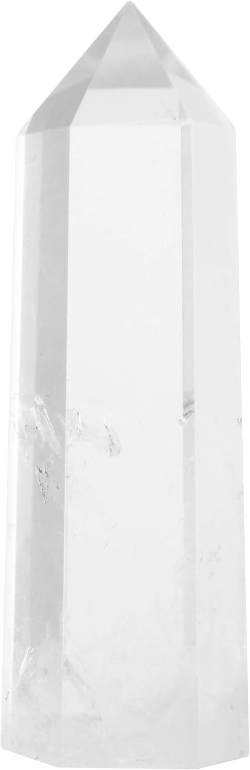 Healing Crystal Wands 2" Clear Quartz Crystal Obelisk - Polished 6 Faceted for Reiki Chakra Therapy