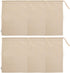 Cotton/Linen Blend Muslin Produce Bags with Drawstring, 11 x 15-inch, 6-Pack
