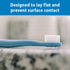 Set, 0-3 4-Pack Dr. Brown's Infant-to-Toddler Toothbrush Soft & Gentle Manual Toothbrushes for Baby, Green/Dark