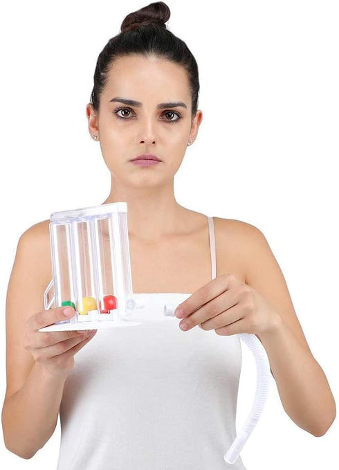 SoulGenie HealthAndYoga Deep Breathing Exerciser, Breath Measurement System