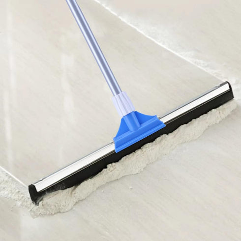 Floor Squeegee for Concrete - 50" Heavy Duty Foam Water Wiper for Garage, Shower, Kitchen & Pet Hair