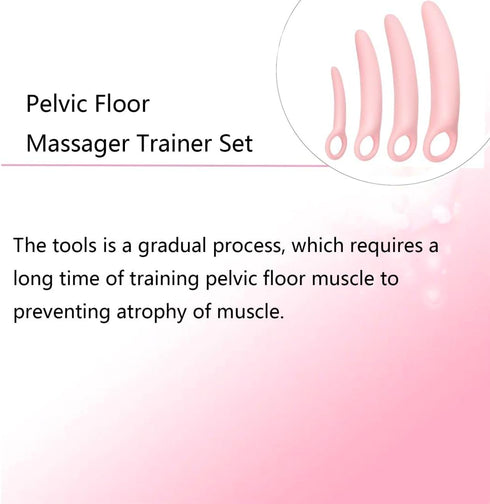 Lyniya 4-Pack Set Silicone Pelvic Floor Muscle Dilator Trainer