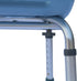 XIAOSENLIN 450lbs 7 Blue Shower Chair Shower Stool Bath Seat Chair Bathroom Chair, Levels Height Adjustable Bath Bench