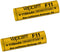 2 Pack F11 14430 1150mAh 3A 3.7V Flat Top Rechargeable Batteries