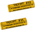 2 Pack F11 14430 1150mAh 3A 3.7V Flat Top Rechargeable Batteries