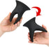 Yoikun Black Hollow Butt Plug, Silicone Butt Plug Anal Expander Vaginal Expander Anal Stretcher for Anal Trainer Anal
