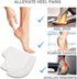 VivoFoot 2 Pairs Gel Heel Protectors, Silicone Heel Cups & Ankle Protectors for Heel Pain Relief