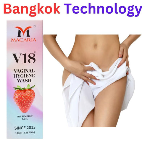 MACARIA V18 Feminine Hygiene Wash for Women - Gentle & Effective