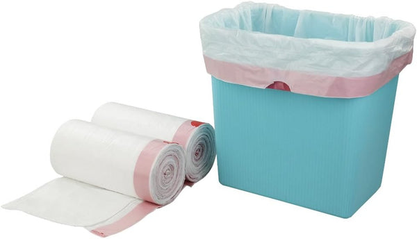 4 Gallon Drawstring Garbage Bags, 120 Counts, White Small Trash Can Liner